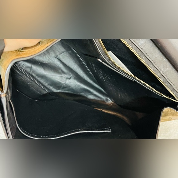 Coach 1941 drifter with 2 hangtags Olive/Tan Studded Leather Top-Handle Satchel - Picture 4 of 5